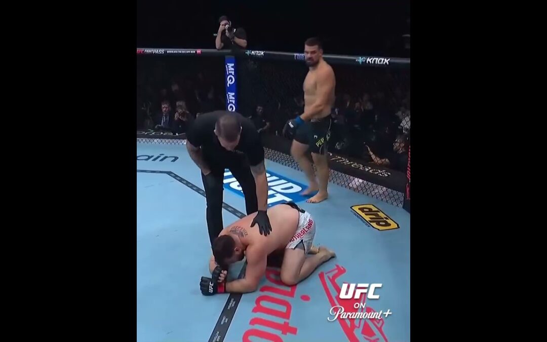 Brando Peričić gets the TKO #ufclondon